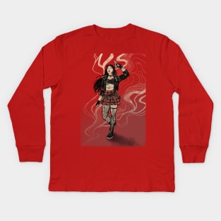 Sailor mars Kids Long Sleeve T-Shirt